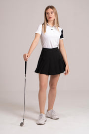 EGL Women's Golf Skirt - Black - Breathable Stretch
