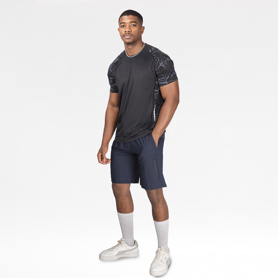 EGL Men's PaceFlex Pro Shorts - Dark Blue