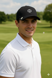 EGL Unisex Golf Cap - Black