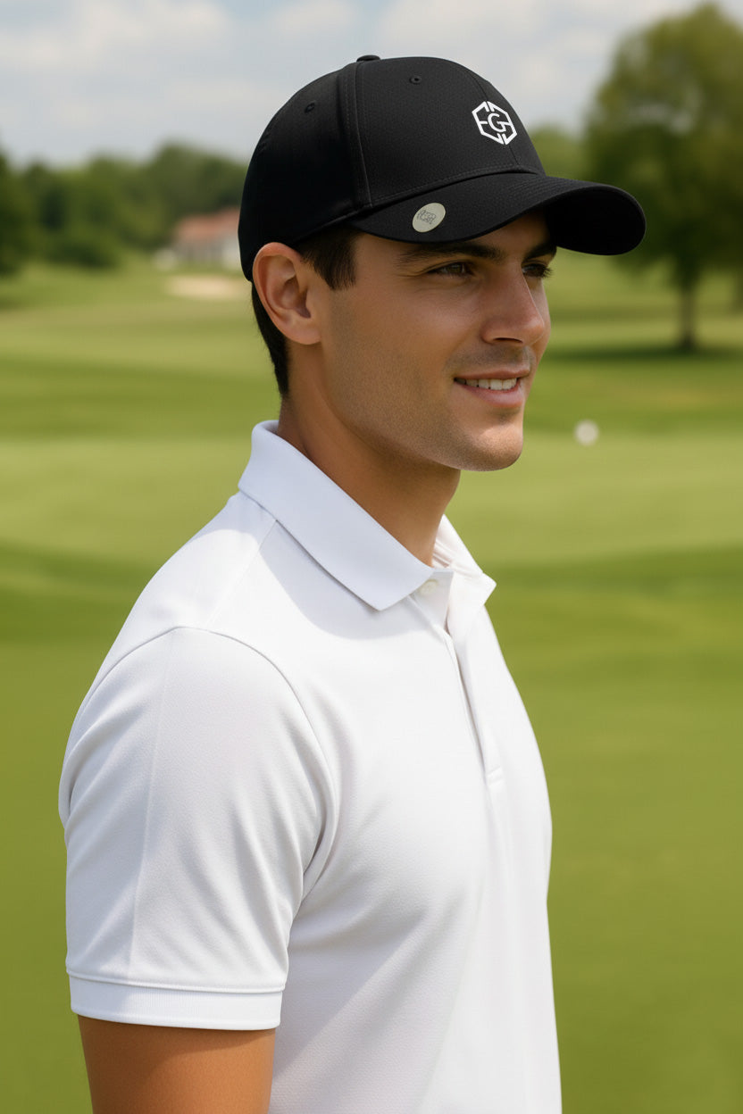 EGL Unisex Golf Cap - Black