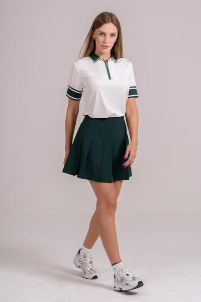 EGL Women's Golf Skirt - Dark Green - Breathable Stretch