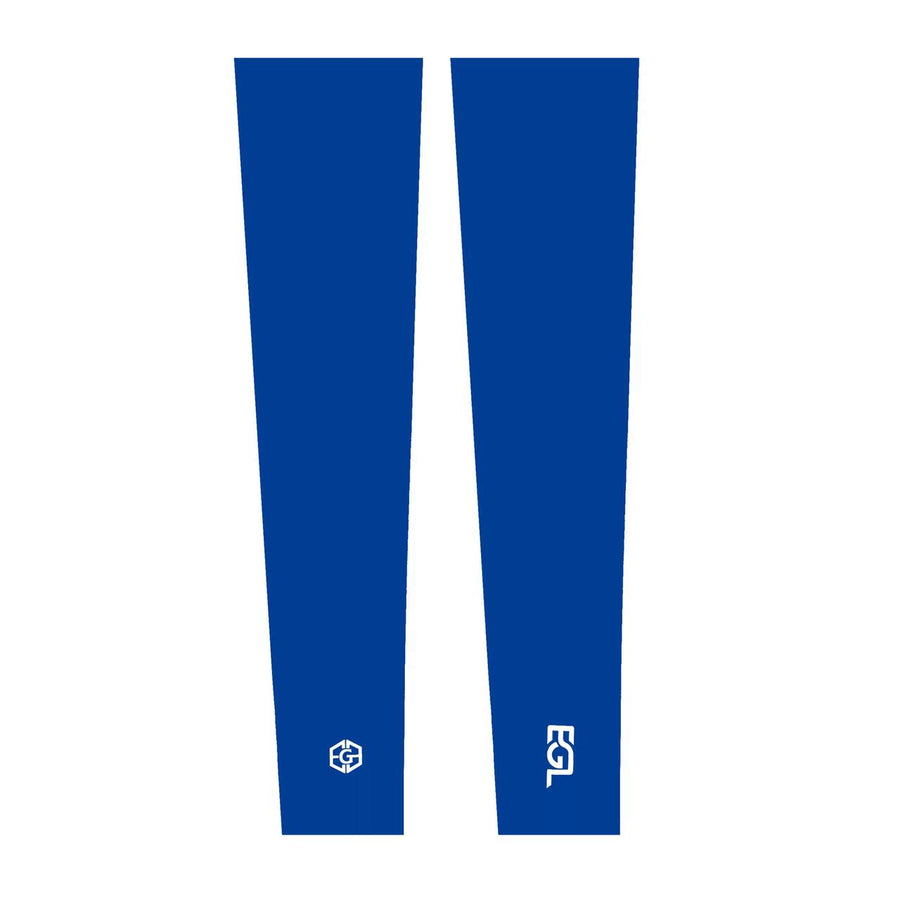 EGL UV Protection Cooling Golf Arm Sleeves - Blue